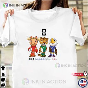 FIFA World Cup 2026 Nation Spirit Mascots Shirt