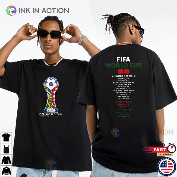 Fifa World Cup 2026 Schedules Game Day 2 sided Shirt