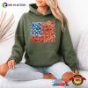 Floral American Flag Victory Day WW2​ Tribute Shirt