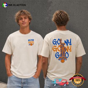 Go NY Go New York Knicks Basketball​ 2-sided Shirt