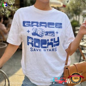 Grace Rocky Save Stars Retro Project Hail Mary Book Comfort Colors Shirt
