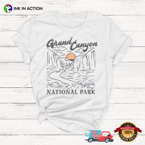 Grand Canyon National Park Retro Hiking Tee