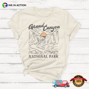 Grand Canyon National Park Retro Hiking Tee 2 InkInAction.com