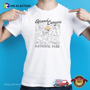 Grand Canyon National Park Retro Hiking Tee
