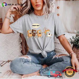 Group Hug S’mores Marshmallow And Biscuits Cute Comfort Colors Shirt