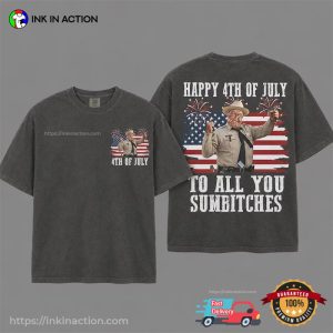 Happy 4th of July to All You Sumbitches Patriotic Gift Comfort Colors Shirt 2 InkInAction.com
