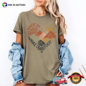 Hike Barefoot Mountain Adventure Comfort Colors Shirt