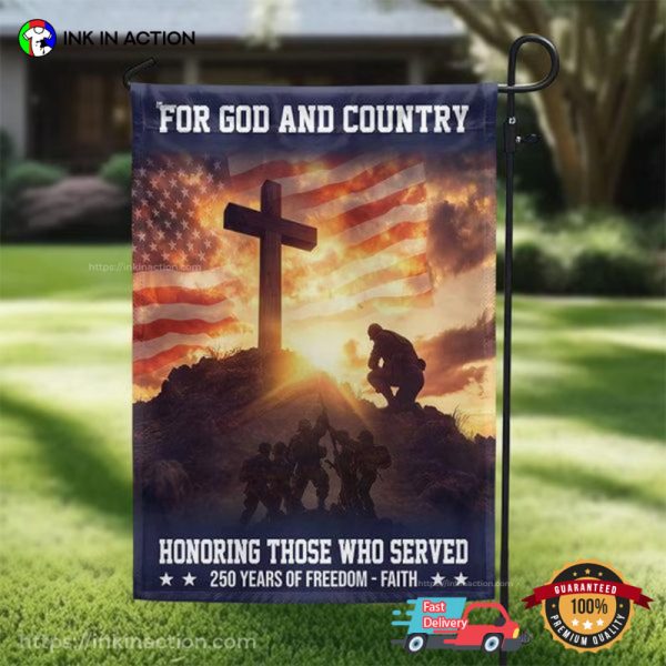 Honoring Those Who Served 250 anniversary of America Flag