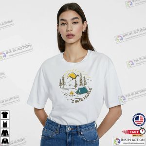 I Hate People, Love Nature Funny camp shirt 1 InkInAction.com