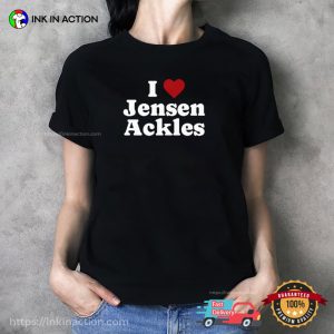 I Love Jensen Ackles Basic Fan Shirt