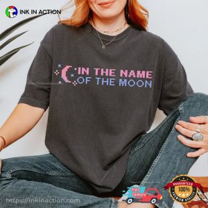 In the Name of the Moon Magical Girl Anime Comfort Colors Shirt 3 InkInAction.com