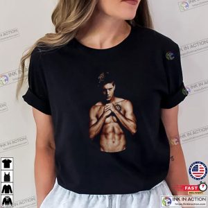 Jensen Ackles Shirtless Supernatural Graphic Shirt 3 InkInAction.com