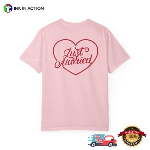 Just Married Lovely Honeymoon Outfit Comfort Colors Shirt