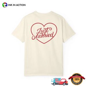 Just Married Lovely Honeymoon Outfit Comfort Colors Shirt 2 InkInAction.com