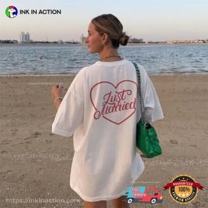 Just Married Lovely Honeymoon Outfit Comfort Colors Shirt