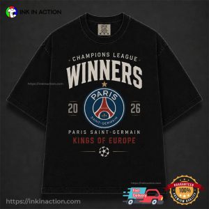 King Of Europe PSG Champions League Winners 2026 Comfort Colors Shirt