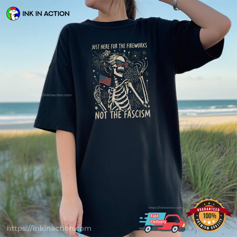 Lady Skeleton 4th Of July Feminist Patriotic Comfort Colors Shirt Lady Skeleton 4th Of July Feminist Patriotic Comfort Colors Shirt