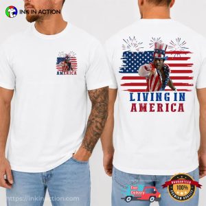 Living In America Apollo Creed Patriotic 4th July Comfort Colors Shirt Living In America Apollo Creed Patriotic 4th July Comfort Colors Shirt