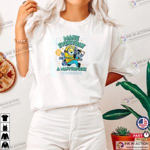 Make Everyday A Masterpiece Adorable Minions And Monsters Tee 2 InkInAction.com