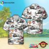 Military Helicopters Tropical Summer Aircraft Hawaiian Shirt