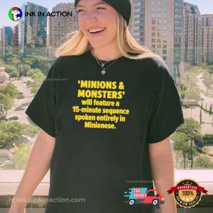 Minions And Monsters Fun Fact Shirt