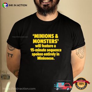 Minions And Monsters Fun Fact Shirt