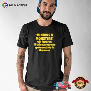Minions And Monsters Fun Fact Shirt 3 InkInAction.com