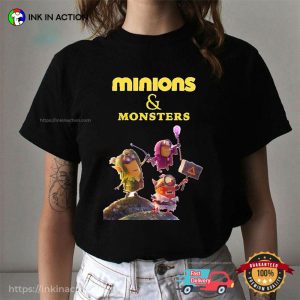 Minions And Monsters Funny Minions 3 Shirt
