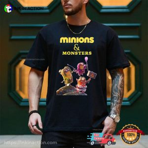 Minions And Monsters Funny Minions 3 Shirt
