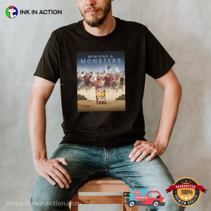 Minions And Monsters Movie Poster Tee