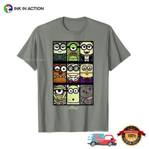 Monsters Minions Squad Cartoon Graphic Shirt