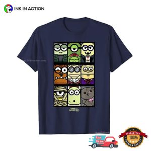 Monsters Minions Squad Cartoon Graphic Shirt 3 InkInAction.com
