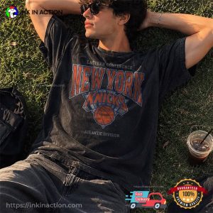 New York Knicks Basketball Atlantic Division Comfort Colors Shirt 2 InkInAction.com