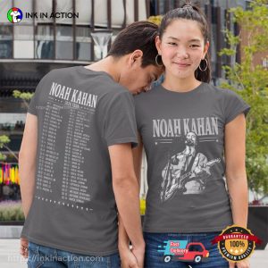 Noah Kahan Tour Dates 2026 2-sided Graphic Shirt Noah Kahan Tour Dates 2026 2-sided Graphic Shirt