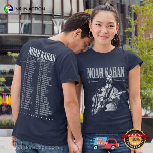 Noah Kahan Tour Dates 2026 2-sided Graphic Shirt