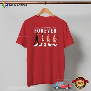 North London Forever Abbey Road Arsenal Football Shirt​