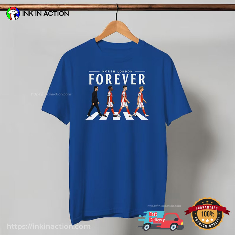 North London Forever Abbey Road Arsenal Football Shirt North London Forever Abbey Road Arsenal Football Shirt