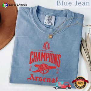 North London Premier League Champions Arsenal Football Comfort Colors Shirt