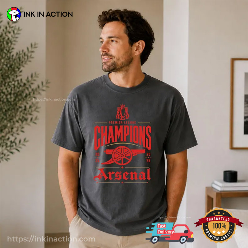 North London Premier League Champions Arsenal Football Comfort Colors Shirt North London Premier League Champions Arsenal Football Comfort Colors Shirt