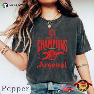North London Premier League Champions Arsenal Football Comfort Colors Shirt
