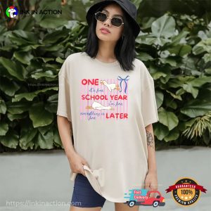 One School Year Later Cute Tired Goose Teacher Comfort Colors Shirt 2 InkInAction.com