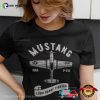 P-51D Mustang WW2 Warbird Long Range Fighter Retro Aircraft Shirts