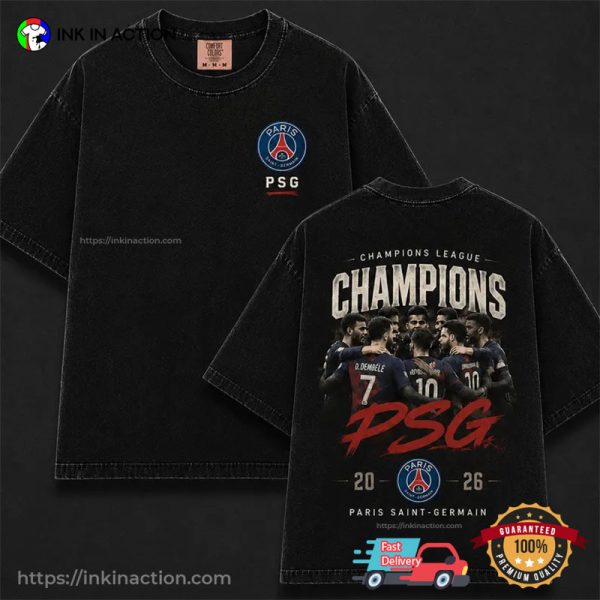 PSG Champions League Champions 2026 2 sided Shirt