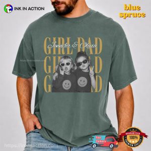 Personalized Best Dad Gifts With Kids Photo Comfort Colors Shirt 1 InkInAction.com