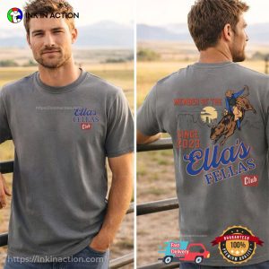 Personalized Year Ella’s Fellas Club Member Graphic Comfort Colors Shirt