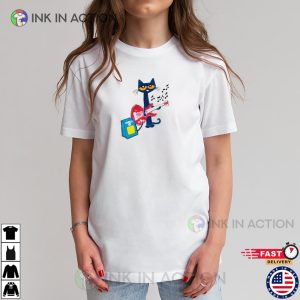 Pete The Cat Guitar Graphic Art Comfort Colors Shirt