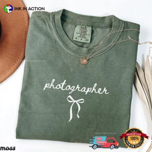 Photographer Coquette, Camera Girl Gift Comfort Colors Shirt