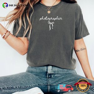 Photographer Coquette, Camera Girl Gift Comfort Colors Shirt Photographer Coquette, Camera Girl Gift Comfort Colors Shirt