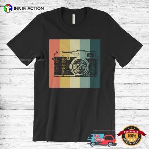 Photography Camera Vintage Style Photographer Gifts Shirt
