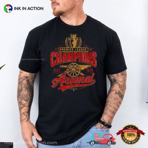 Premier League Champions The Gunners arsenal shirts 3 InkInAction.com